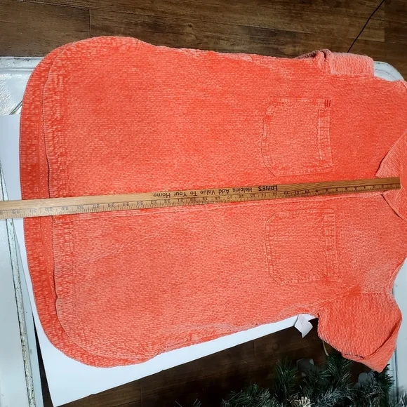 Urban Outfitters BDG Shacket Women's Orange size M Boho Colorful - Picture 14 of 16